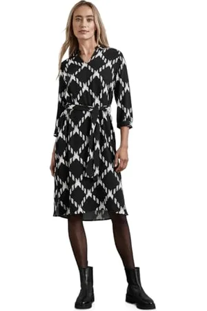 Street one A144224 Abito in Viscosa con Colletto, , 46 Donna