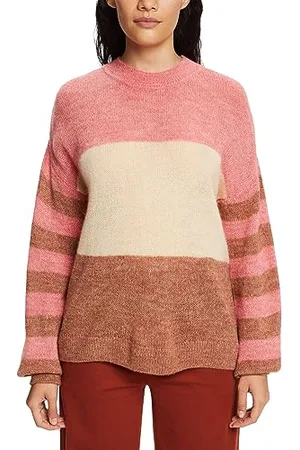 ESPRIT 083ee1i316 Maglione, 643/Coral Red 4, S Donna