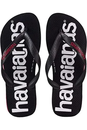 Havaianas Top Logomania 2, Infradito, Unisex - Adulto, Rosso Rosso Rubino, 33/34 EU