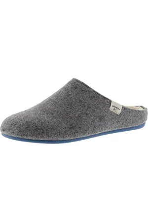 victoria Pantofole Unisex Norte Feltro Riciclato & Soletta Tipo Pelliccia di Agnello 1081100 per Adulto Gris 36