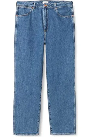 Wrangler Mom Straight Jeans, , 27W / 30L Donna