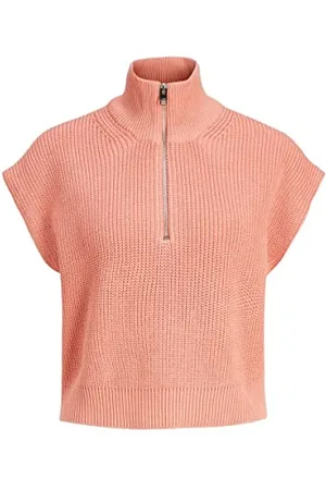 JJXX Jxflorence Twist-Gilet a Mezza Cerniera Maglione, , XS Donna