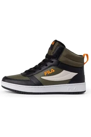 Fila REGA NF Mid Teens, Scarpe da Ginnastica, Olive Night-Black, 39 EU