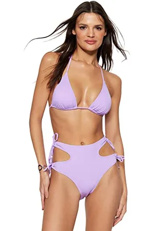 Trendyol Slip Bikini Normale da Donna a Vita Alta Costumi da Bagno, , 0