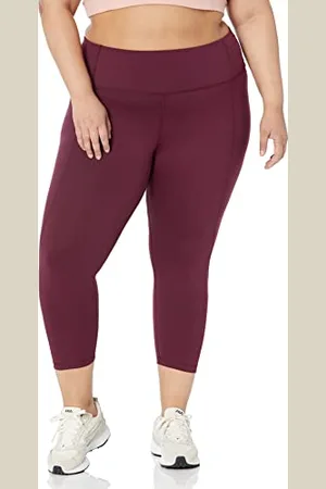 Amazon Crea i Tuoi Leggings Capri Studio Sculpt a Vita Medio Alta (in precedenza Core 10) Donna, , XXL Plus