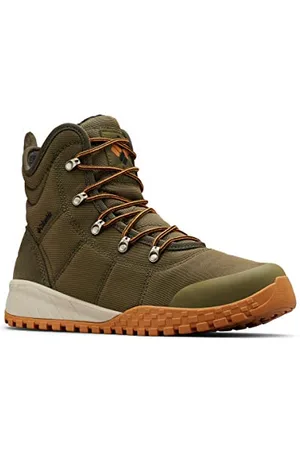Columbia Fairbanks Omni-Heat, Stivali da Neve Uomo, Nori/Canyon Gold , 40.5 EU