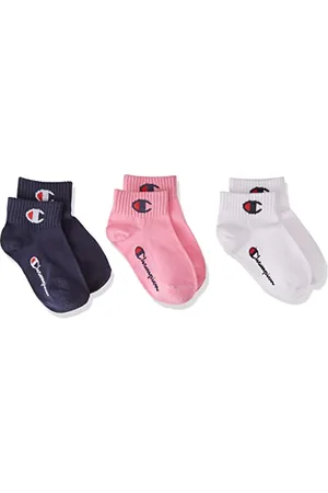 Champion Core- Junior 3PP Quarter Calze, Multicolore , 31-34 (Pacco da 3) Unisex Bambini e ragazzi