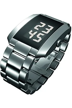 Rosendahl Orologio Digitale al Quarzo Unisex con Cinturino in Solid Link Stainless Steel Bracelet 43242