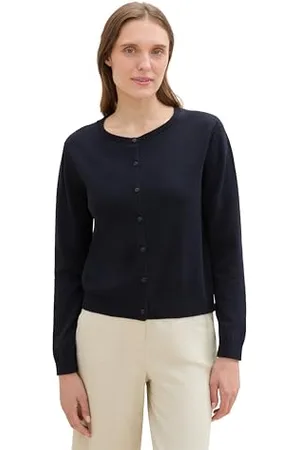 TOM TAILOR 1042965 Cardigan, 10668-Sky Captain Blue, S Donna