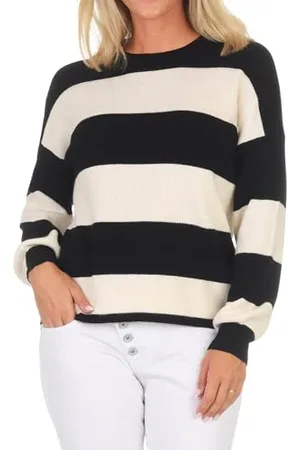 ONLY Onlatia L/S Stripe Maglione Knt Noos, , S Donna