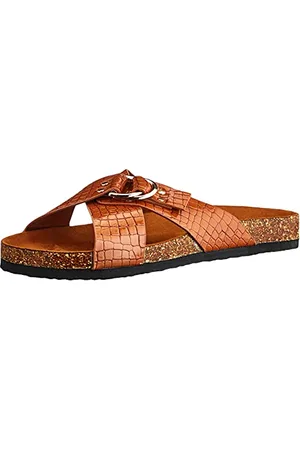 ONLY Onlmaxi-2 Pu Croc Crossover Sandal, Uomo, , 37 EU