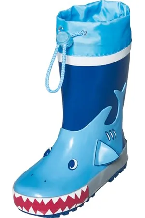 Playshoes Stivali Di Gomma Con Coulisse, Stivali Di Gomma Con Coulisse Unisex - Bambini e ragazzi, , 28 EU