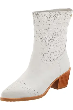 Fred de la Bretoniere FRS1187 Stivaletto western in camoscio Donna, , 41 EU
