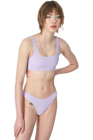 Champion Legacy American Classics Swimwear Stretch Light Crinkle Top Parte Superiore del Bikini, , XS Donna
