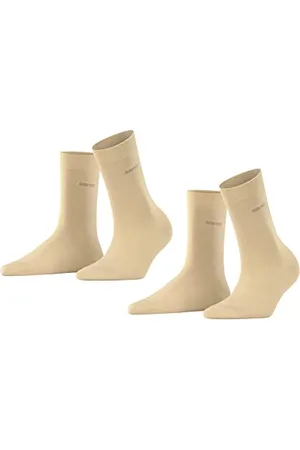 ESPRIT Basic Easy Multipack W So cotone tinta unita confezione di 2 paia, Calzini Donna, , 39-42