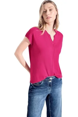CECIL B302736 Maglioncino a Gilet, (Pink Sorbet), S Donna
