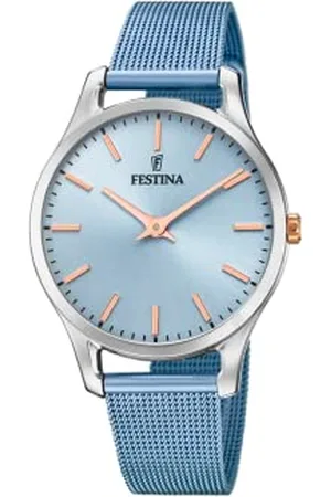 Festina Orologio Analogico Quarzo Donna con Cinturino in Acciaio Inox F20506/2