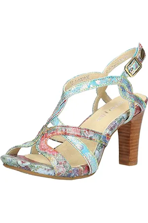 LAURA VITA Alcbaneo 01, Sandalo con Tacco Donna, , 42 EU