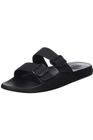 FitFlop Iqushion Two Bar Adjustable Slide, Sandali a Ciabatta Uomo, , 44.5 EU