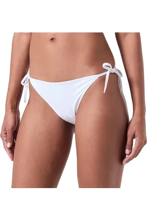 Calvin Klein Donna Slip Bikini Allacciatura Laterale Sportivo, (Pvh Classic White), XL
