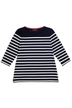 Armor.lux Armor Lux Brest Maglione, Blu Navy/Bianco, XXL Donna