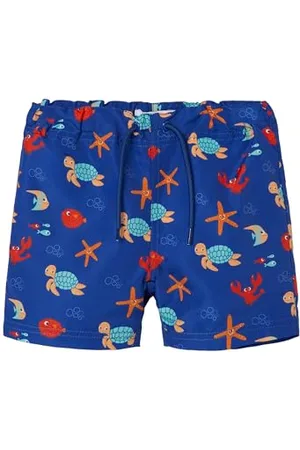 NAME IT Nmmzeus Pantaloncini da Nuoto Lunghi TB Costume da Bagno, , 80 cm Bambini e Ragazzi