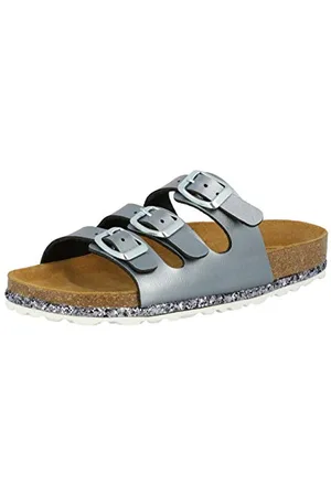 LICO Bioline Sensation, Ciabatte Donna, Grigio Anthrazit Anthrazit36 EU