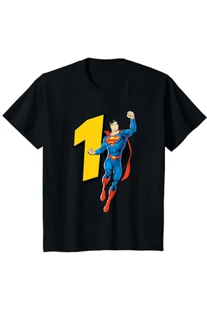 Superman Bambino Super Hero 1st Birthday Maglietta