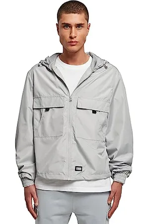 Urban classics Giacca Uomo Estiva, Giacca da Uomo Zip con Cappuccio e Tasche, Design Elaborato, Diversi Colori e Taglie XS - 5XL