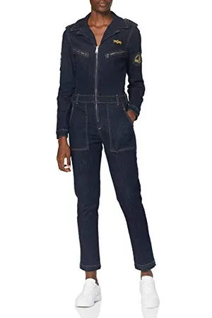 Schott NYC Trjumpw, Tuta Donna, (Denim Raw), M