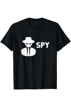 Fun Shirts Spy T Shirt - Maglietta divertente agente segreto Maglietta