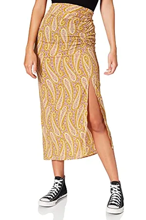 Sisley Skirt 4OFB506J6 Gonna, Multicolor 82 K, 40 Donna