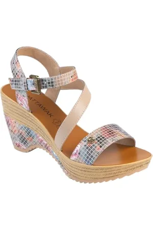 Chattawak 18hmaelleftaupe38, Sandali con Tacco Donna, , 38 EU