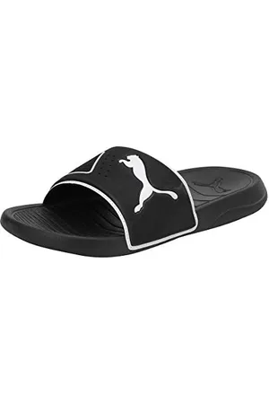 PUMA Popcat 20 TS, Scarpe da Spiaggia e Piscina Unisex-Adulto, Nero Black White, 39 EU