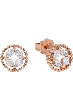 Amor Orecchini 925 Argento Sterling per Donna, con Zirconia sintetica, 0,8 cm, , Confezionato in Scatola Regalo per Gioielli, 2016303