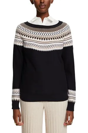 ESPRIT 093ee1i301 Maglione, 003/Black 3, XXS Donna