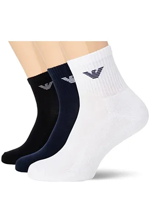 Emporio Armani Emporio Armani 3-pack Short Socks Sporty Terrycloth, Confezione Da Calzini Corti Uomo, , Taglia unica