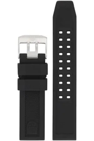 Luminox Cinturino di ricambio per orologio FPX.3050.20Q.2.K – 23 mm nero in gomma con fibbia ad ardiglione in acciaio inox per 0150 3050 3060 3080 3150 3160 3180, , Classico