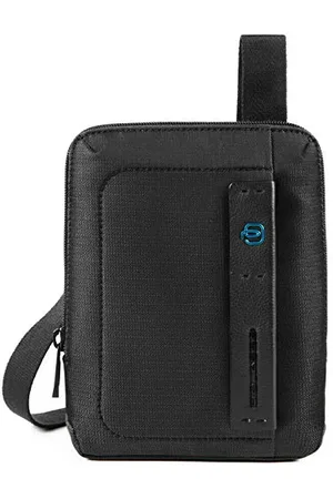 Piquadro P16 Borsello porta iPad mini in tessuto e pelle ad uno scomparto