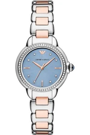Emporio Armani Orologio da donna a tre sfere in acciaio, AR11597