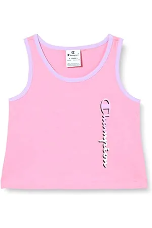 Champion Legacy C-Color-Vertical Logo Boxy Canottiera, , 9-10 Anni Bambine e Ragazze