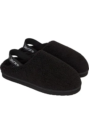 Calvin Klein Jeans Pantofole Donna Home Clog Surfaces Calde, Nero (Black/Bright White), 39 EU