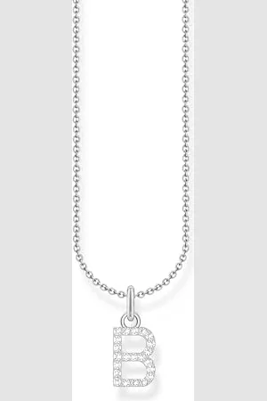 Thomas Sabo Collana con lettera B in Sterling 925 con zirconi, , KE2241-051-14