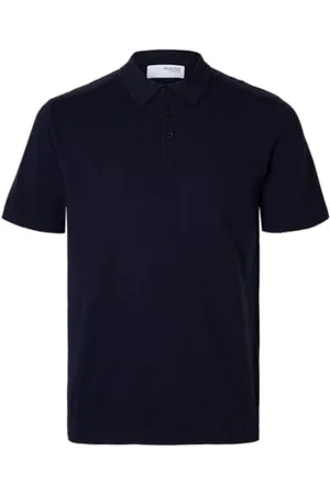 SELECTED Slhberg SS Knit Polo Noos, , L Uomo