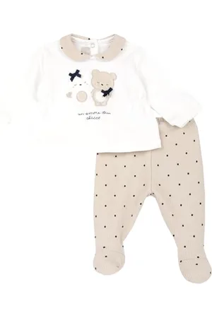 chicco Coprifasce E Ghettina In Ciniglia, Pigiamino per bambino e neonato Unisex - Bimbi 0-24, (2), 3 mesi