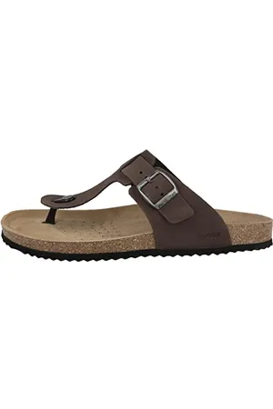 Geox U Sandal Ghita D, Sandali Uomo, Marrone (Dk Coffee C6024), 39 EU