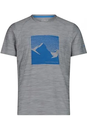 CMP T-Shirt Elasticizzata in Jersey Melange da Uomo, , 56