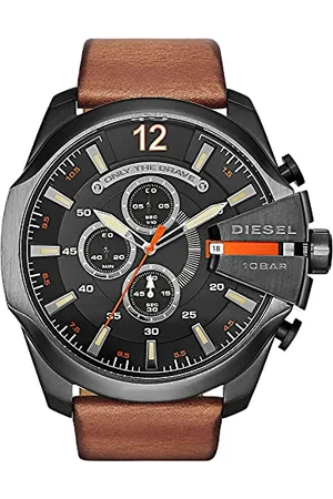 Diesel Orologio Analogico Uomo con Cinturino in Pelle DZ4343