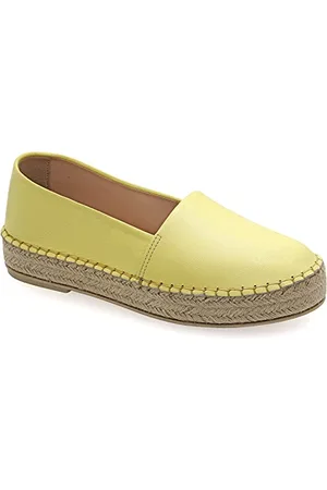 Emmanuela Handcrafted For You Emmanuela Espadrillas in Pelle, Scarpe da Cuneo Centrale Scarpe da Estate per Donna, Slip-on Slip-on di Alta qualità Espadrillas, Completamente Fatto a Mano e Cucito a Mano in Grecia, , 40 EU