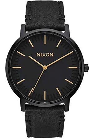 Nixon Orologio Unisex Digitale al Quarzo con Cinturino in Pelle – A1058-1031-00